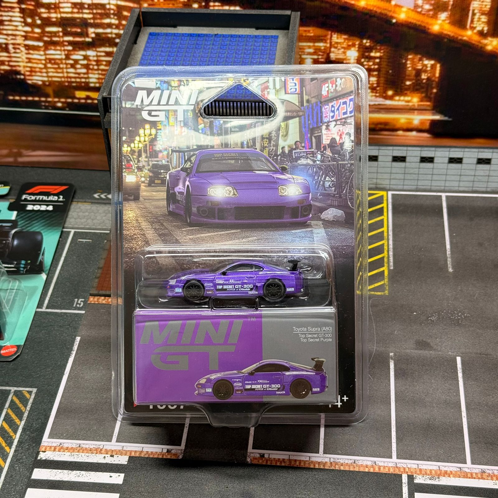 Mini GT - Toyota Supra Mk4 Top Secret purple